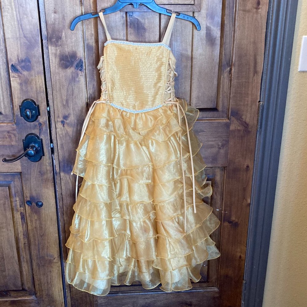 Gold Formal Girls 8 Pageant